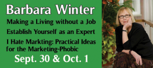 Barbara Winter teaches entrepreneur seminars in Denver