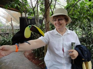 Carole Furnish with Toucan